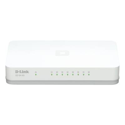 D-Link GO-SW-8G Unmanaged Switch [8x Gigabit Ethernet] von D-Link