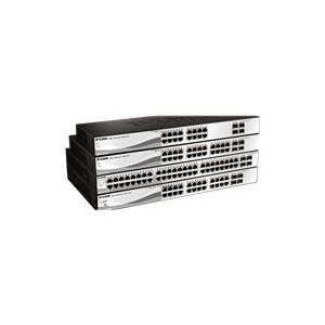 D-Link Web Smart DGS-1210-28P - Switch - verwaltet - 24 x 10/100/1000 (PoE) + 4 x Gigabit SFP - Desktop, an Rack montierbar - PoE (DGS-1210-28P) von D-Link