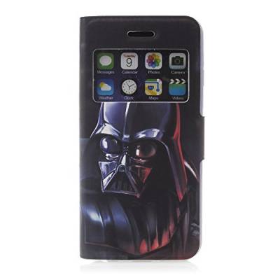 Klappetui mit Sichtfenster iPhone 6/6S Darth Vader von DAM
