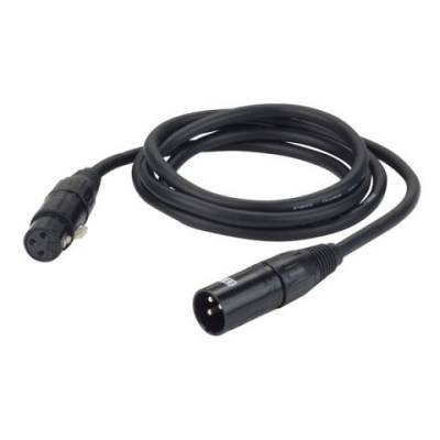 DAP FL 0920 XLR DMX Microphone Cable Digital AES-EBU Norm 110 Ohm Black 20m von DAP