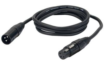 DAP FL0115 XLR Mikrofon Kabel schwarz 15m von DAP