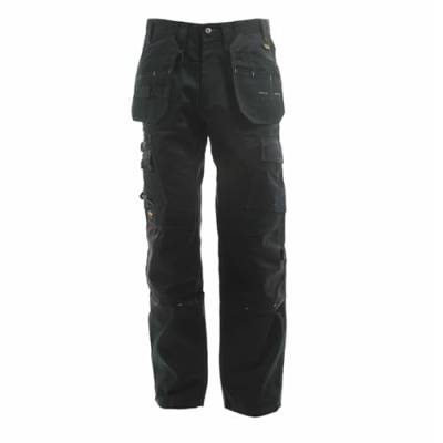 DeWalt Herren Arbeitshosen, Pro Tradesman Work Trouser, 42W x 31L, schwarz von DEWALT