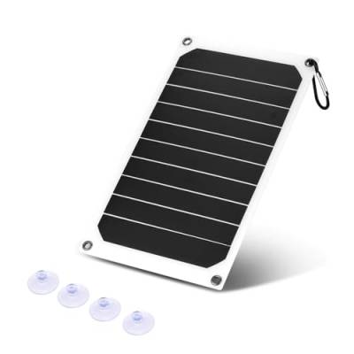 DEWIN Solarpanel tragbares Ladegerät IP64 mobil Ladegerät Solarpanel,10W 5V USB-Ausgang Hochleistungs-monokristallines Modul von DEWIN