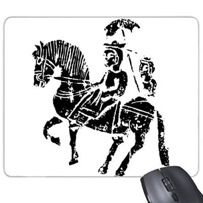 DIYthinker China Antike Kultur Wei und Jin Dynastien Reiten Illustration Muster Rechteck Griffige Gummi Mousepad Spiel Mauspad Geschenk von DIYthinker