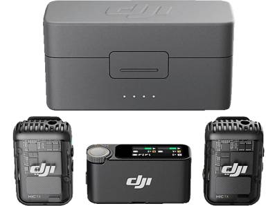 DJI Mic 2 (2 Sender + 1 Empfänger Ladeschale) Mikrofon von DJI