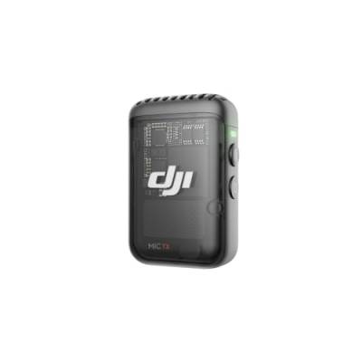 DJI Mic 2-Sender (Schattenschwarz), kabelloses Mikrofon mit intelligenter Rauschunterdrückung, 14 Stunden interne Aufnahme, 6 Stunden Akkulaufzeit, magnetische Befestigung, Bluetooth-Mikrofon von DJI