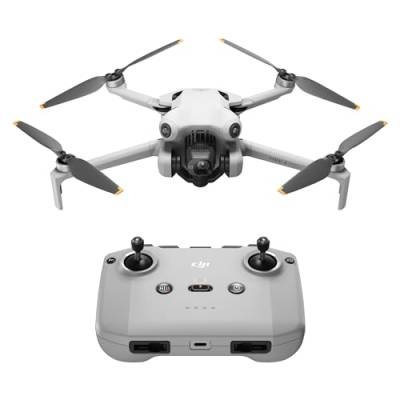 DJI Mini 4 Pro (DJI RC-N2 Fernsteuerung), faltbare Mini-Drohne mit 4K HDR-Videokamera für Erwachsene, unter 249 g, 34 Minuten Flugzeit, 20 km max. Video-Übertragungsreichweite, C0 von DJI