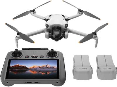 DJI Mini 4 Pro Fly More Combo (DJI RC 2) Mini-Kameradrohne, Grau von DJI