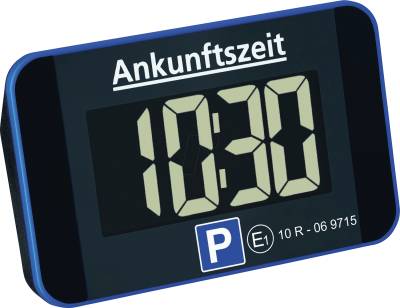KFZ PARKSCREEN - KFZ - Elektronische Parkscheibe ParkScreen, schwarz/blau von DNT