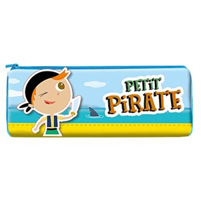 Die carterie 76008123 Federmäppchen Benutzerdefinierte Piratenmotiv Team Kids Pirat von DRAEGER PARIS 1886