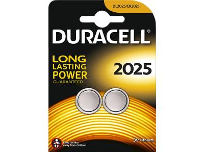 DURACELL Specialty 2025 Knopfzelle, Lithium, 3 Volt 2 Stück von DURACELL