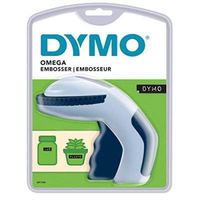 Dymo S0717930 Omega Prägegerät Etikettier, 9 Mm Prägebänder, Blau von DYMO