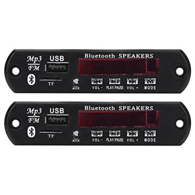 Daconovo 2X Bluetooth 5.0 Mp3 Decoder Platine Dc 5V 12V Auto Fm Funkmodul UnterstüTzung Tf USB Aux für Auto Telefon von Daconovo