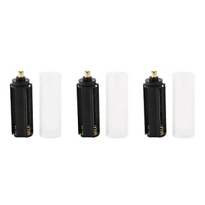 Daconovo Neu 3PCS 18650 Battery Tube 3PCS AAA Batteriehalter für Taschenlampe Lampe von Daconovo