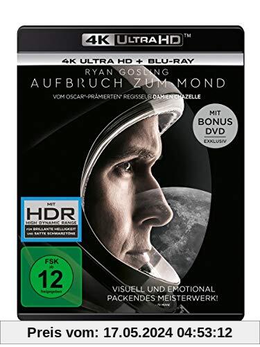 Aufbruch zum Mond  (4K Ultra HD) (+ Blu-ray 2D) (+ Bonus-DVD) von Damien Chazelle