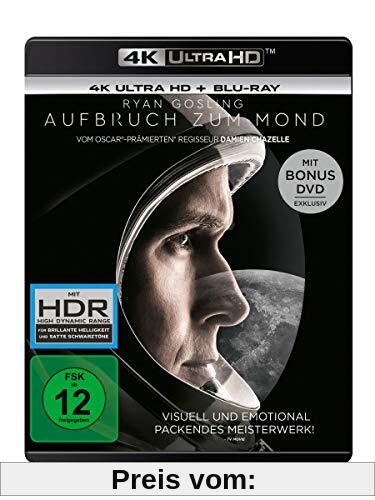 Aufbruch zum Mond  (4K Ultra HD) (+ Blu-ray 2D) (+ Bonus-DVD) von Damien Chazelle
