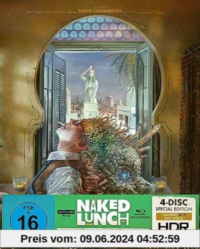 Naked Lunch | Special Edition (Ultra-HD Blu-ray + Blu-ray + 2x Bonus-Blu-ray) 999 Stück von David Cronenberg