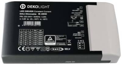 Deko Light BASIC, DIM, Multi CC, IE-45HD LED-Treiber Konstantstrom 45W 1050 - 1600mA 14 - 43V 1St. von Deko Light