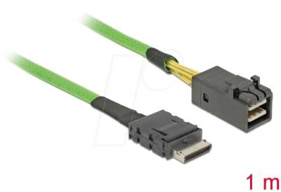 DELOCK 85851 - Kabel, OCuLink PCIe SFF-8643 > SFF-8611, 1 m von Delock
