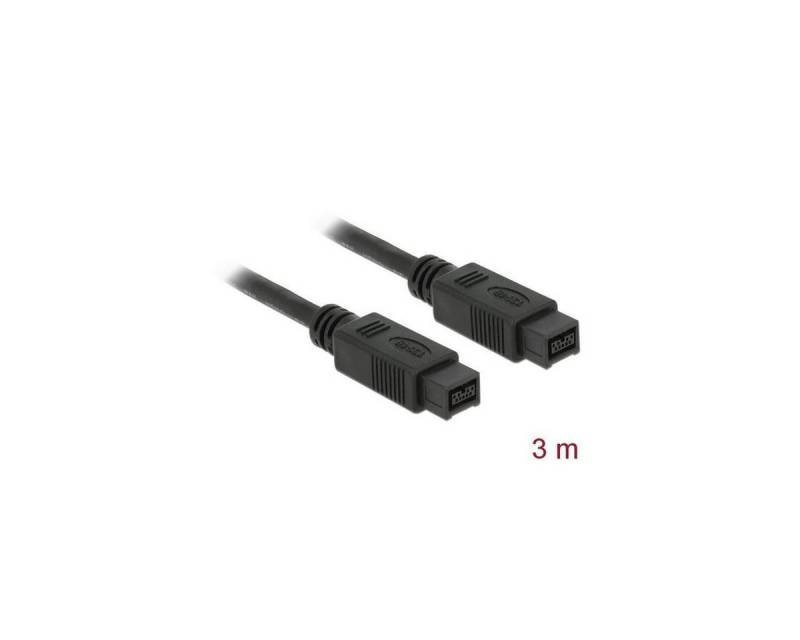 Delock 82600 - Kabel FireWire 9 Pin Stecker zu 9 Pin Stecker, 3 m Computer-Kabel, Firewire, Firewire (300,00 cm) von Delock