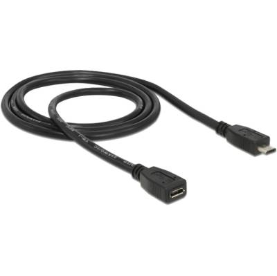 USB 2.0 Verlängerungskabel, Micro-USB Stecker > Micro-USB Buchse von Delock