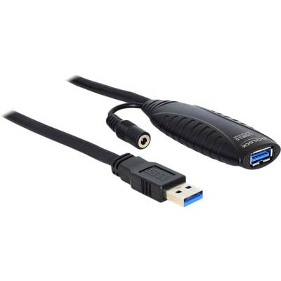 USB 3.2 Gen 1 Aktivverlängerungskabel, USB-A Stecker > USB-A Buchse von Delock