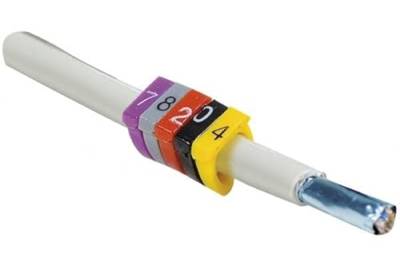 DEXLAN Rings for Cable N°9 Diameter - 8 mm Purple von Dexlan