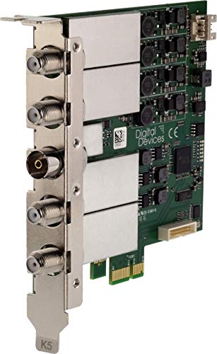 Digital Devices Max M4 – 4 Tuner TV-Karte Multi-Band (Alle Empfangsarten, SAT, Kabel, Terrestrisch, Unicable, U-HD / 4K / HEVC) - PCIe, 24/7 tauglich von Digital Devices