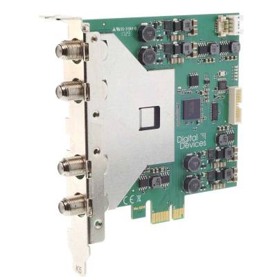 Digital Devices Max S8X Basic TV Karte PCIe DVB-S2/DVB-S2X Full Spectrum Sat>IP Server von Digital Devices
