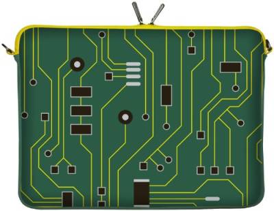 Digittrade LS125-15 Green IT Designer Neopren Notebook Sleeve 39,1-39,6 cm (15,4-15,6 Zoll) von Digittrade