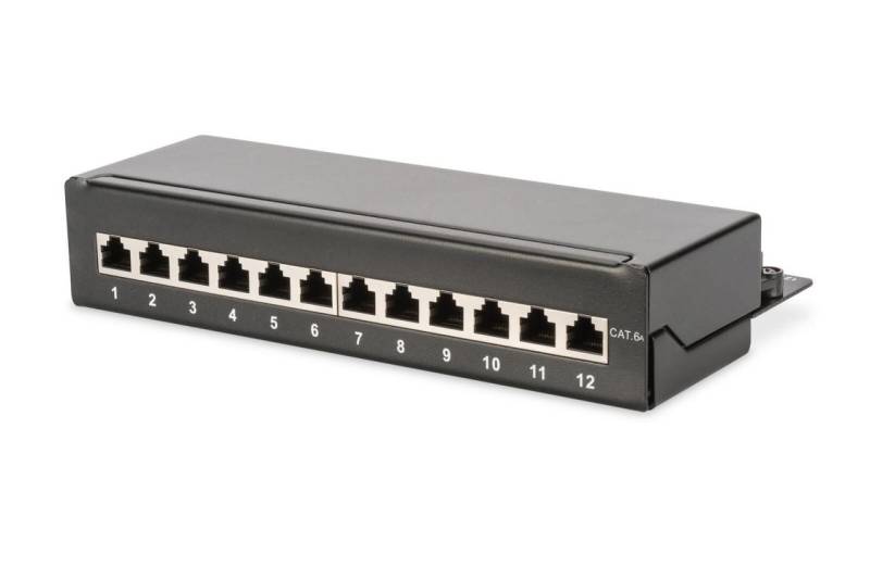 DIGITUS Desktop CAT 6A Patch Panel 12-port von Digitus