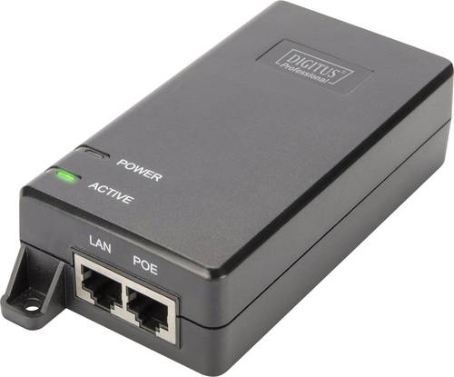 Digitus DN-95103-2 PoE Injektor 1 GBit/s IEEE 802.3at (25.5 W), IEEE 802.3af (12.95 W) von Digitus