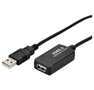 Digitus USB 2 Aktives Verlängerungskabel USB-Kabel, Aktiv mit Signalverstärkung von Digitus