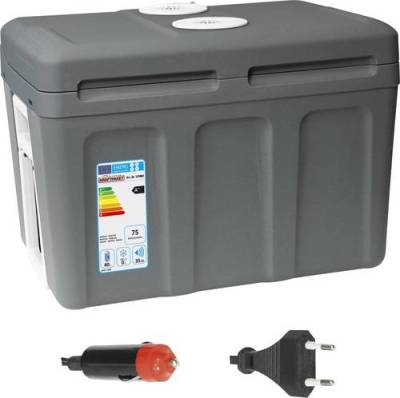 Dino KRAFTPAKET Kühlbox Trolley EEK: F (A - G) Thermoelektrisch 230 V, 12V Grau 40l -18°C von Dino KRAFTPAKET