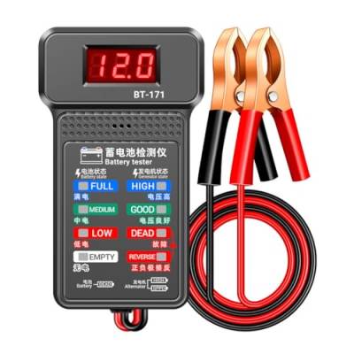 DollaTek Autobatterietester 100–2000 CCA Batterieladetester 12 V Fehlerprüfgerät Autobatterien und Lichtmaschinentester von DollaTek