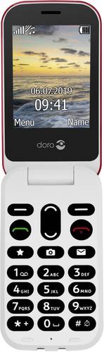 Doro 6040 Senioren-Handy Rot von Doro