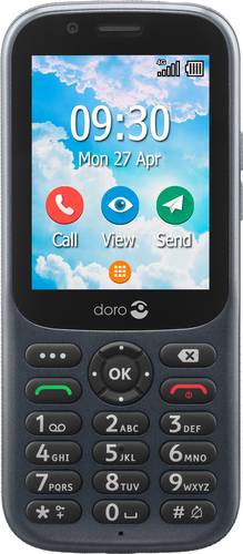 Doro 730X Outdoor-Handy IP54, SOS Taste Graphit von Doro