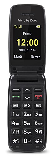 Doro Primo 401 GSM-Handy mit großem Farbdisplay und beleuchtetem Display von Doro