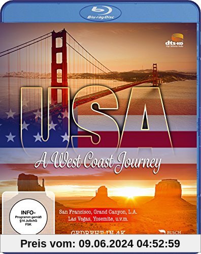 USA - A West Coast Journey [Blu-ray] von Doug Laurent