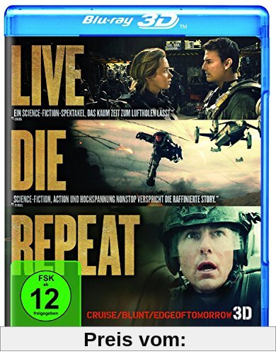 Live Die Repeat: Edge Of Tomorrow [3D Blu-ray] von Doug Liman