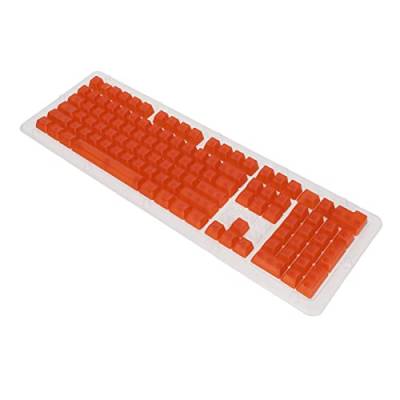 108 Tasten DIY-Tastatur-Tastenkappen für die Meisten 61/87/104 Tasten auf Dem Markt, OEM-Tastenkappen für die Meisten Mechanischen Tastaturen (Orange) von Dpofirs