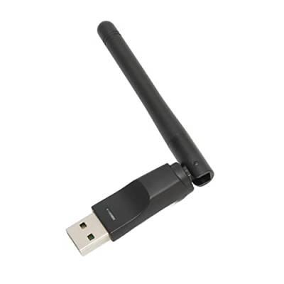 Dpofirs USB WiFi Adapter 300Mbps, USB 2.0 WiFi Dongle 802.11b G N Wireless Netzwerk Adapter mit 2dBi High Gain Antenne für Windows CE Windows 2000 XP Vista Win7 8 10 von Dpofirs