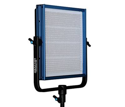 Dracast Plus Series LED1000 Bi-Color 3200K - 5600K LED Panel Videoleuchte | Dimmbar 0-100% | CRI & TLCI 96+ | Extrem stabiles Vollaluminium-Gehäuse | V-Mount & G-Mount Akku | inkl. Tasche | Fotostudio von Dracast