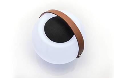 Dual BTP 2 - Portabler Bluetooth Lautsprecher mit Lichteffekt, Weiß von Dual