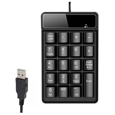 Durratou Multifunktionale USB-Tastatur für Finanzbuchhaltung, Mini-Tastatur, kabelgebunden von Durratou