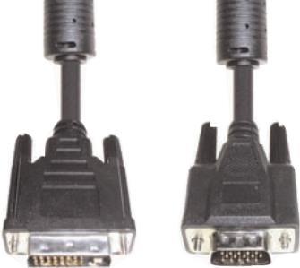 e+p DVI 4 2m DVI-I D-sub (DB-25) Schwarz Videokabel-Adapter (DVI 4) von E+P