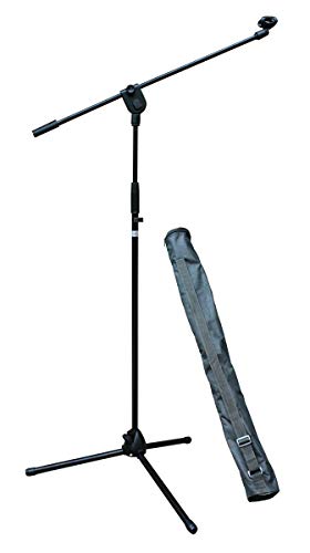 E-Lektron EMS01 Mikrofonständer Mikrofon Stativ mit Galgen/Mikrofonklemme/Tasche von E-Lektron