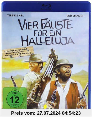 Vier Fäuste für ein Halleluja (1972er Adria-Western-Fassung) [Blu-ray] von E. B. Clucher