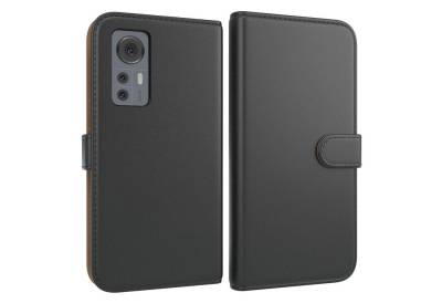 EAZY CASE Handyhülle Uni Bookstyle für Xiaomi 12 / Xiaomi 12X 6,28 Zoll, Schutzhülle mit Standfunktion Kartenfach Handytasche aufklappbar Etui von EAZY CASE