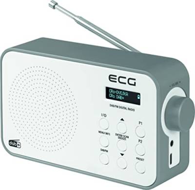ECG RD 110 DAB+/FM Radio, Weiß, Alarmauswahl: Signal/Radio von ECG